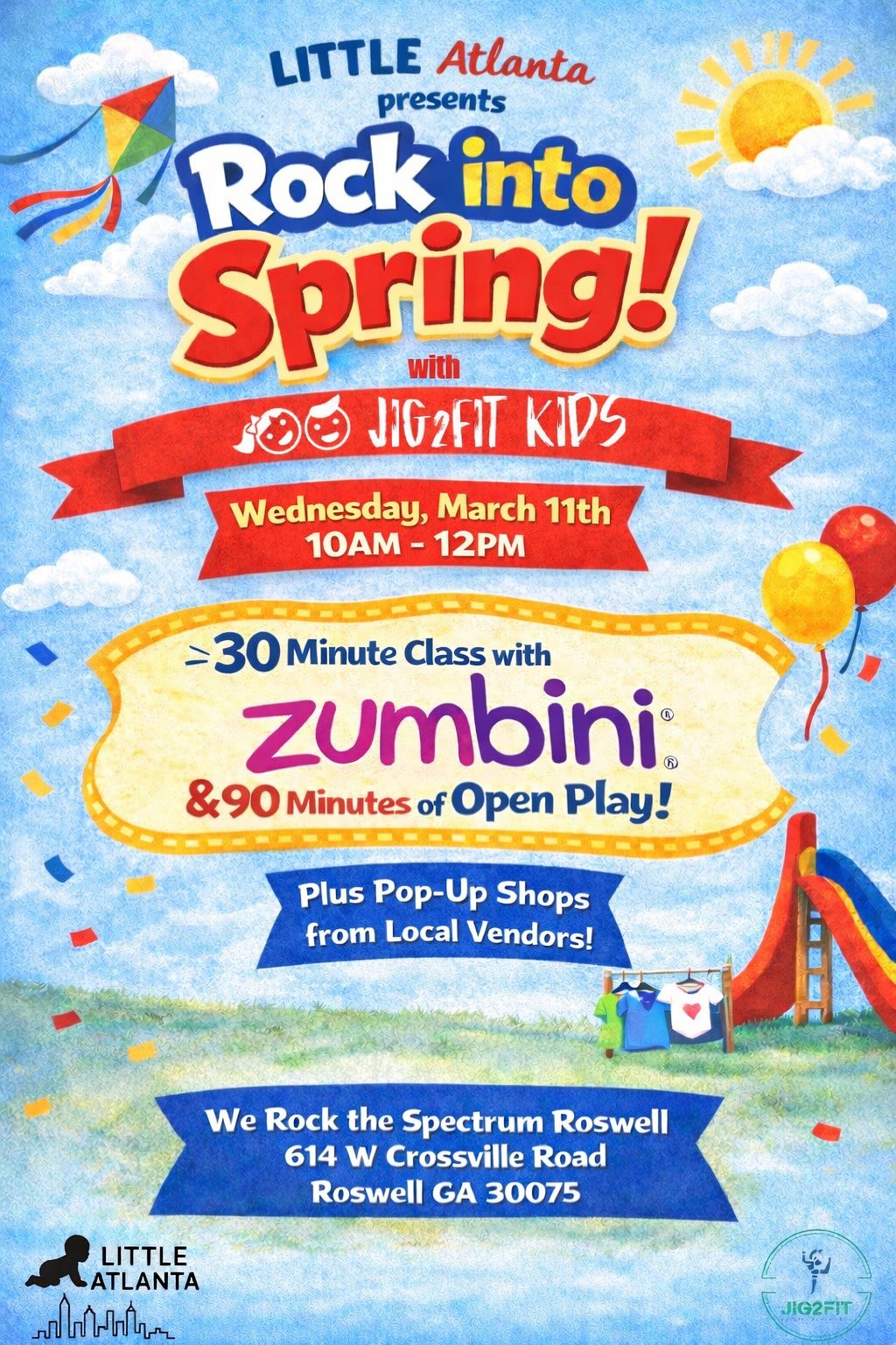 Rock Into Spring with Jig2Fit Kids | Family Music & Movement Event in Roswell, GA