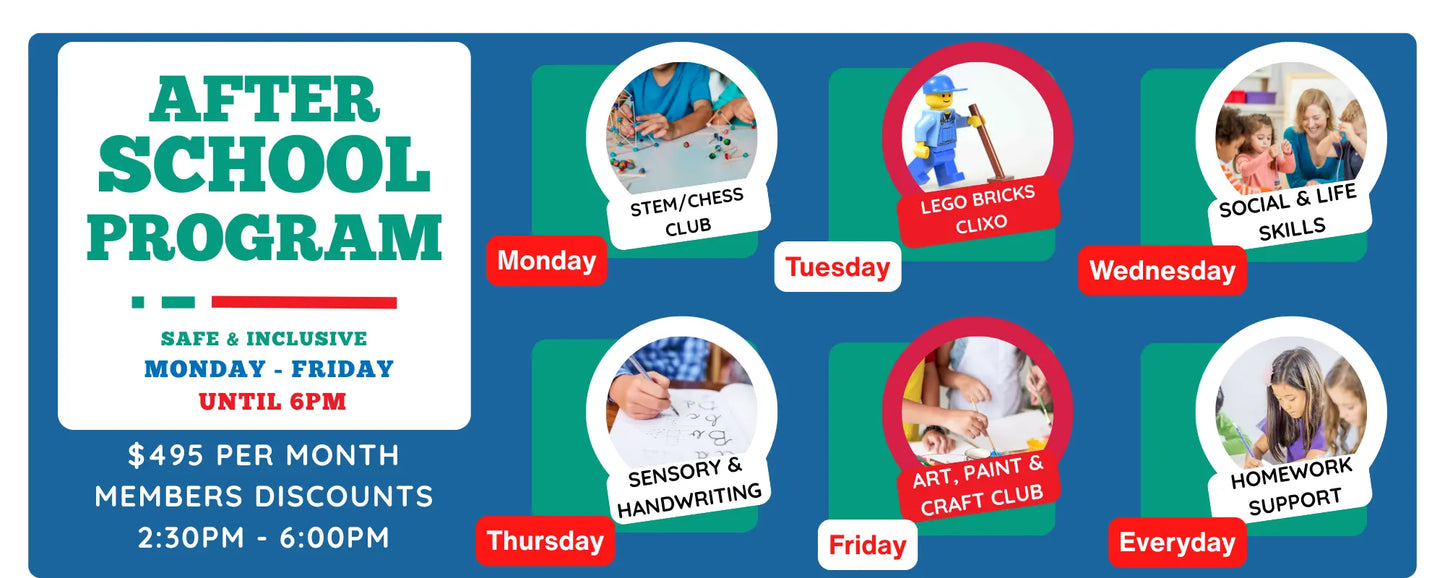 After School Enrichment Program - Monday-Friday - 2:30PM-6:00PM