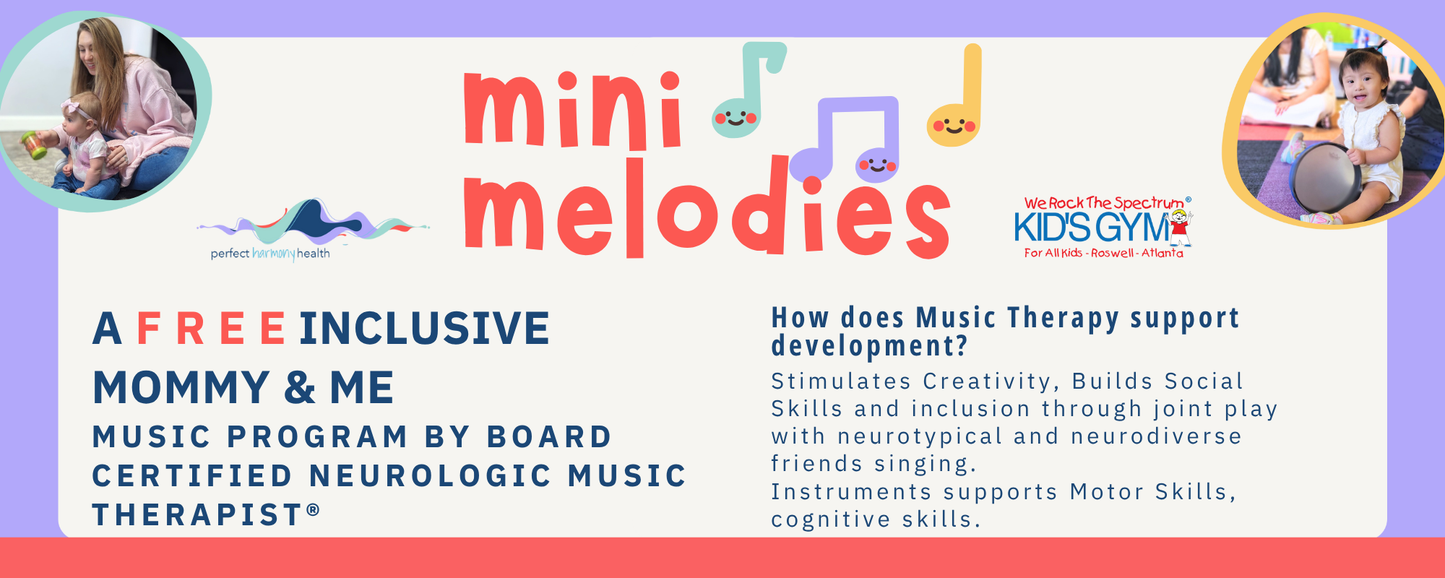 Mini Melodies - FREE Inclusive Music Program - Monday - 10:00AM
