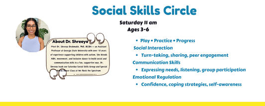 Social Skills Circle - Saturday - 11:00AM