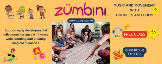 Zumbini - FREE Inclusive Movement Program - Wednesday - 10:00AM